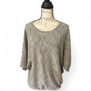 DKNY Jeans Soft Heather Green Sweater Size XL